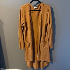 Women's Tan Cardigan Sweater